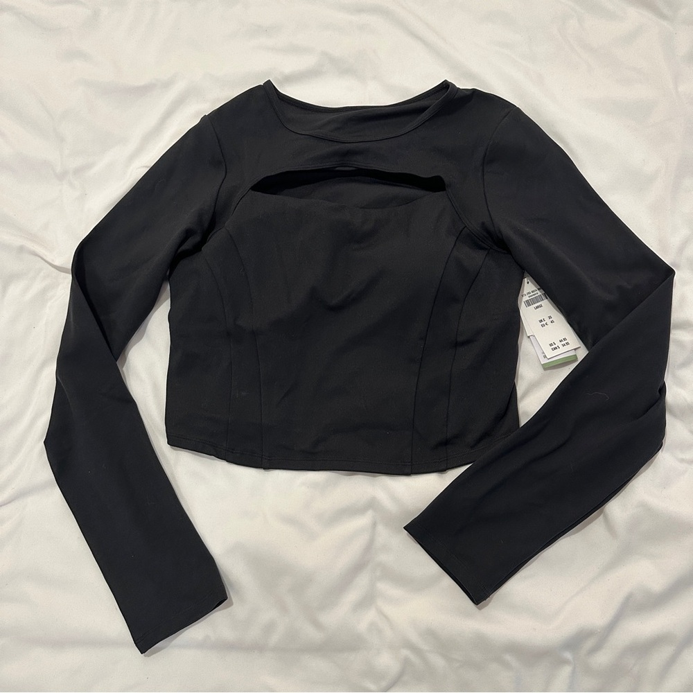 Gilly Hicks Women's Black Crop-top L
